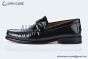 Hermes Igor Black Patent Leather Loafer