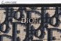 Dior A5 Pouch Beige & Black Oblique Jacquard