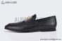 Dolce & Gabbana Black Brushed Calfskin Leather Loafer