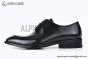 Ferragamo Smooth Black Leather Derby