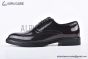 Ferragamo Brown Patent Leather Lace-up Derby