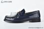 Ferragamo Gancini Blue Patent Leather Loafer