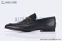 Gucci Black Grained Leather Loafer with Horsebit