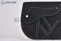 Dior Saddle Messenger Bag Black Grained Calfskin