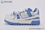 LV Trainer Maxi Sneaker Grained Leather Blue & White 1ACPR1