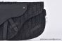 Dior Saddle Messenger Bag Black Oblique Jacquard with Black Grained Calfskin