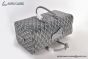 Dior Lingot 50 Bag Gray Diamond Canvas with Gray Smooth Calfskin