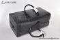 Dior Lingot 50 Bag Black Diamond Canvas with Black Smooth Calfskin