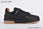 LV Trainer Sneaker Damier Embossed Leather Black 1AHTSW