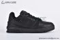 LV Trainer Sneaker Monogram Grained Leather Black 1AHDBP