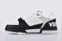 LV Trainer Sneaker Perforated Leather Black & White 1AHTDJ