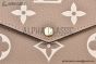 LV Félicie Pochette Bag Monogram Empreinte Leather Tourterelle Gray M82610