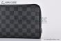 LV Locker Dopp Kit Damier Graphite Canvas Black N83112