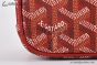 Goyard Cap-Vert PM Bag Canvas & Calfskin Red