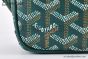 Goyard Cap-Vert PM Bag Canvas & Calfskin Green