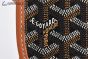Goyard Belvedere PM Bag Canvas & Taurillon Leather Black & Tan