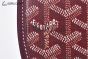 Goyard Belvedere PM Bag Canvas & Taurillon Leather Burgundy