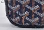 Goyard Cap-Vert PM Bag Canvas & Calfskin Navy Blue