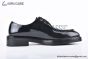 Prada Brushed Black Leather Derby I
