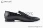 Hermes Giovanni Black Lambskin Leather Loafer