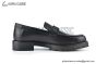 Hermes Gregoire Black Smooth Leather Loafer