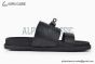 Hermes Jackson Black Calf Leather Sandal