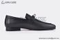 Hermes Karl Black Smooth Leather Loafer