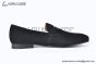 Hermes Tenor Black Suede Leather Loafer