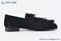 Hermes Honore Black Suede Leather with Hair Details