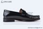 Hermes Igor Black Patent Leather Loafer