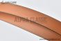 HERMES Lady Rivale Jean 18 Buckle & Craie Epsom Leather Belt