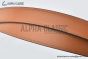 HERMES Lady Rivale Jean 18 YG Buckle & Black Epsom Leather Belt