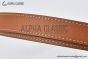 HERMES Lady Kelly 18 YG Buckle & Orange Epsom Leather Belt