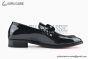 Christian Louboutin Chambelimoc Black Patent Leather Loafers