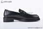 Prada Black Smooth Leather Loafer