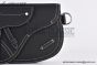 Dior Saddle Messenger Bag Black Grained Calfskin