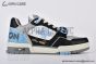 LV Trainer Sneaker Monogram Canvas & Leather Blue 1AC50S