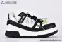 LV Trainer Maxi Sneaker Leather Black & White 1ABZQ9