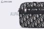 Dior Safari Bag with Strap Beige & Black Oblique Jacquard