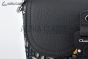 Dior Mini Saddle Messenger Bag with Flap Beige & Black Oblique Jacquard with Black Grained Calfskin