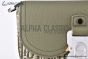 Dior Mini Saddle Messenger Bag with Flap Khaki & Green Oblique Jacquard with Green Grained Calfskin