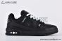 LV Trainer Sneaker Monogram-embossed Black 1AARF6