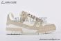 LV Trainer Sneaker Virgil Abloh Beige & White 1ADHDD