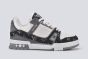 LV Trainer Sneaker Monogram Denim & Embossed Grey 1ADF5C