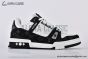 LV Trainer Sneaker Monogram Denim & Embossed Black 1A9JG9