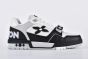 LV Trainer Sneaker Perforated Leather Black & White 1AHTDJ