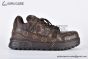 LV Trainer Maxi Sneaker Monogram Leather Brown 1AD7DP