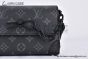 LV Steamer Wearable Wallet Monogram Eclipse Canvas Black M81783
