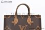 LV OnTheGo MM Bag Monogram & Reverse Canvas M45321