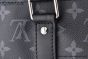 LV Keepall Bandoulière 35 Monogram Eclipse Canvas Black M46655